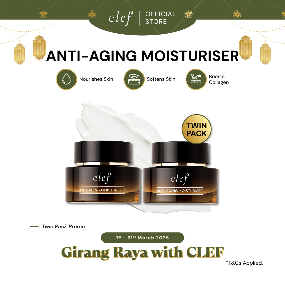 TWIN PACK PROMO - CLEF Anti-Aging Moisturiser