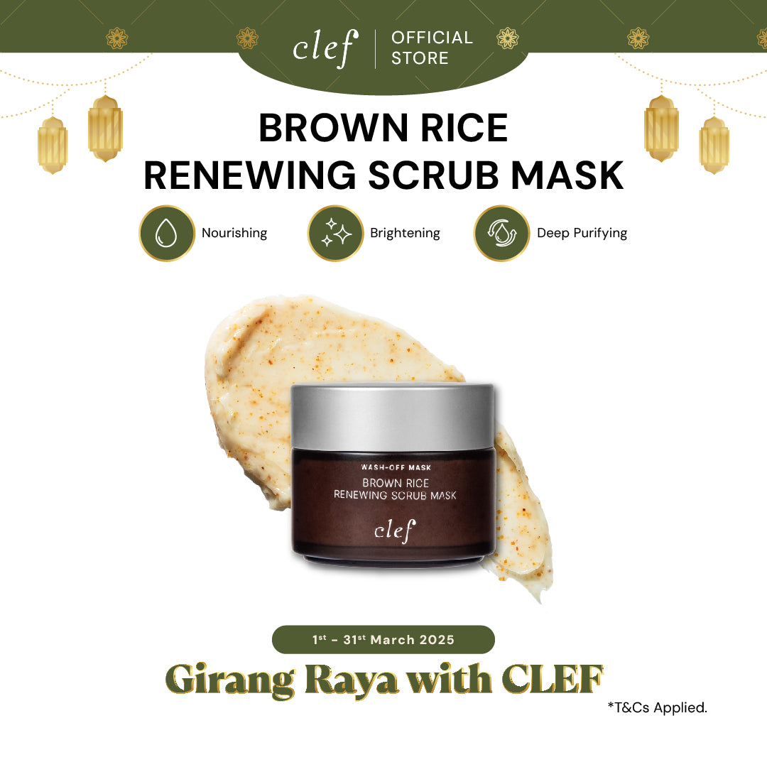CLEF Brown Rice Renewing Scrub Mask