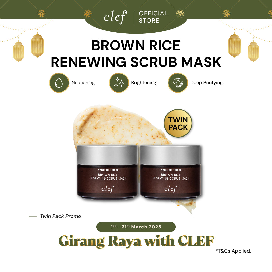 CLEF Brown Rice Renewing Scrub Mask