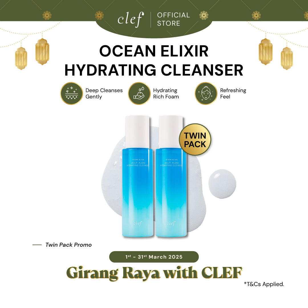 TWIN PACK PROMO - CLEF Ocean Elixir Hydrating Cleanser