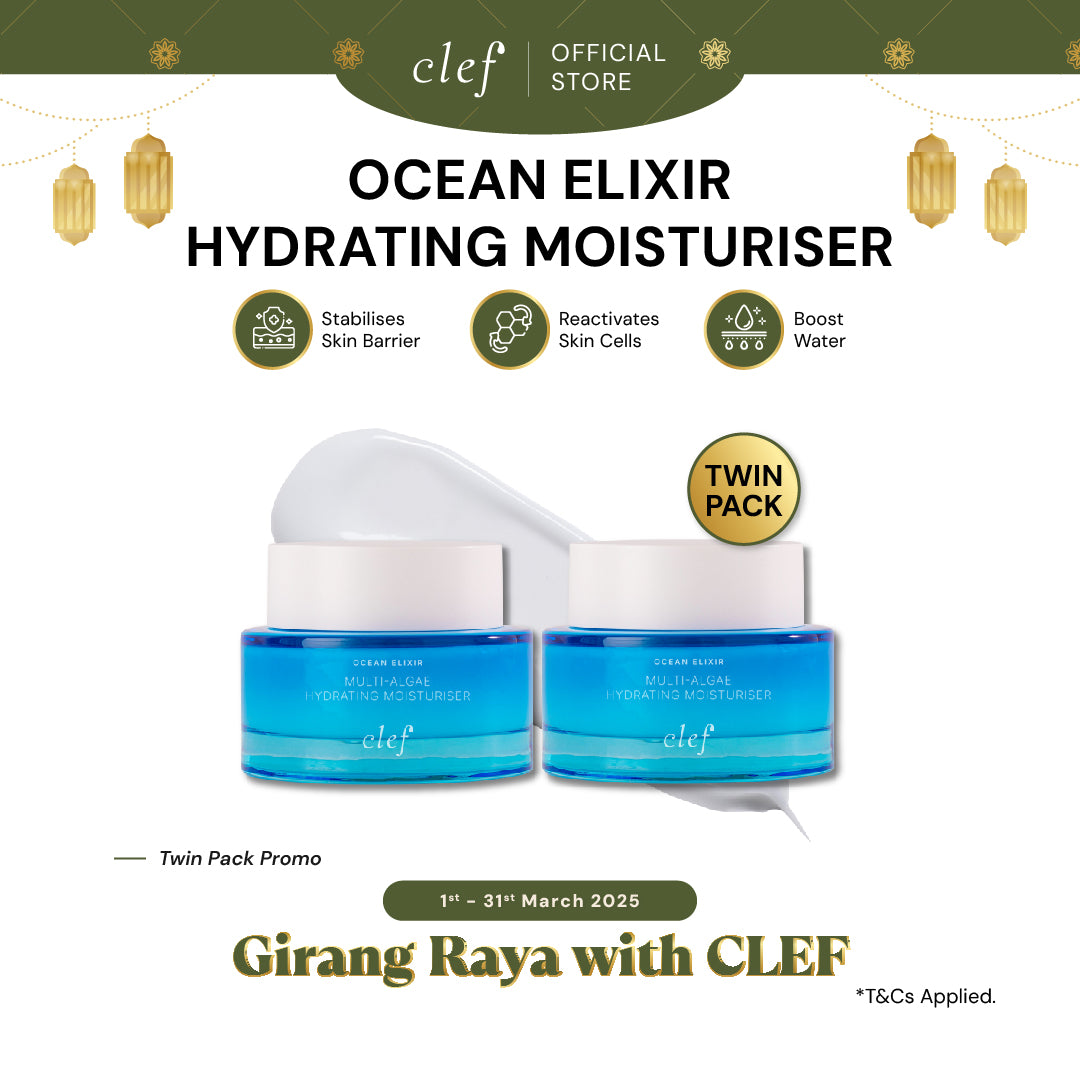 TWIN PACK PROMO - CLEF Ocean Elixir Hydrating Moisturiser