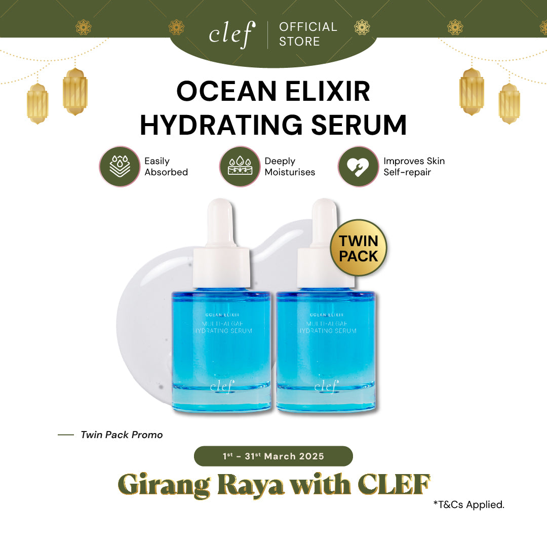 TWIN PACK PROMO - CLEF Ocean Elixir Hydrating Serum