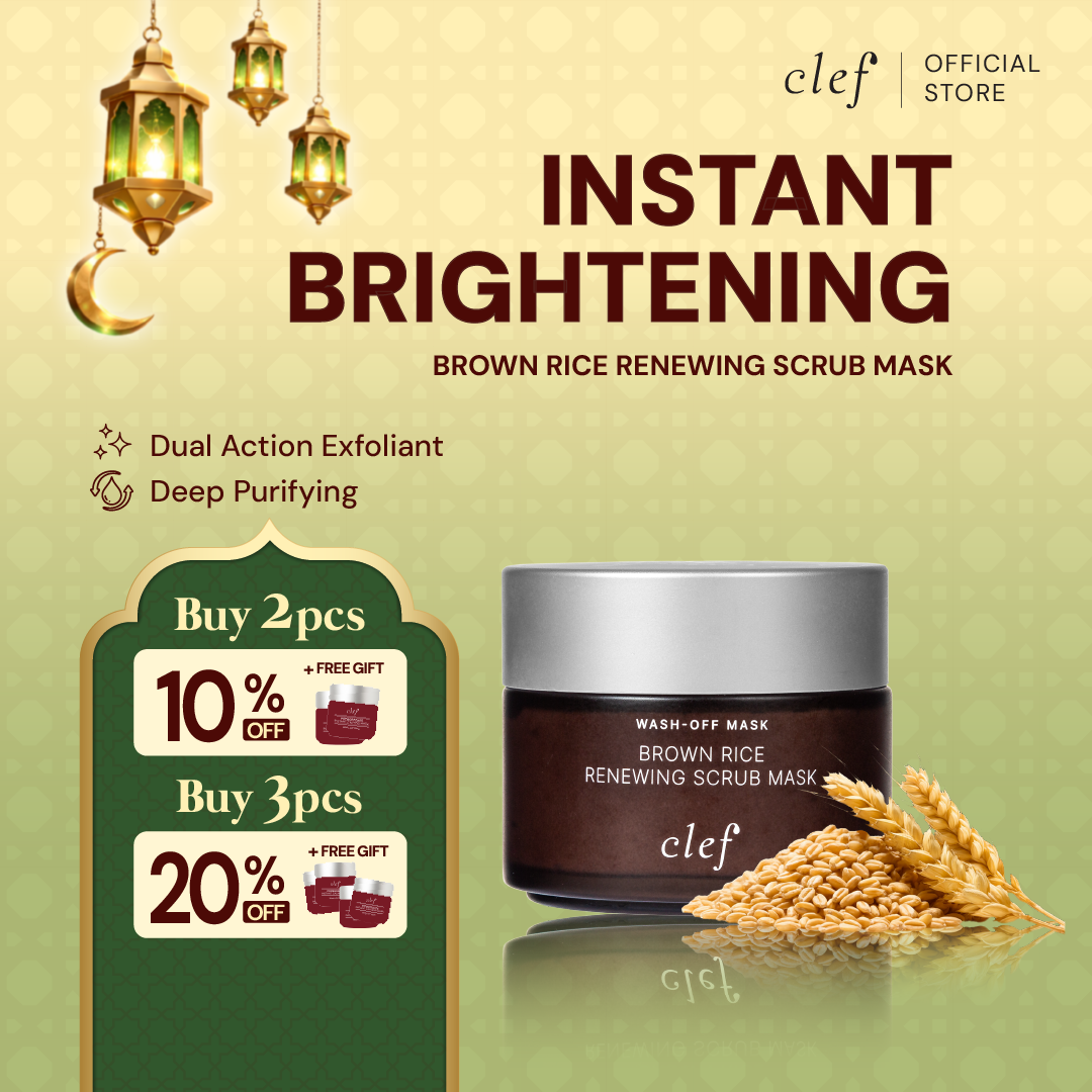 CLEF Brown Rice Renewing Scrub Mask