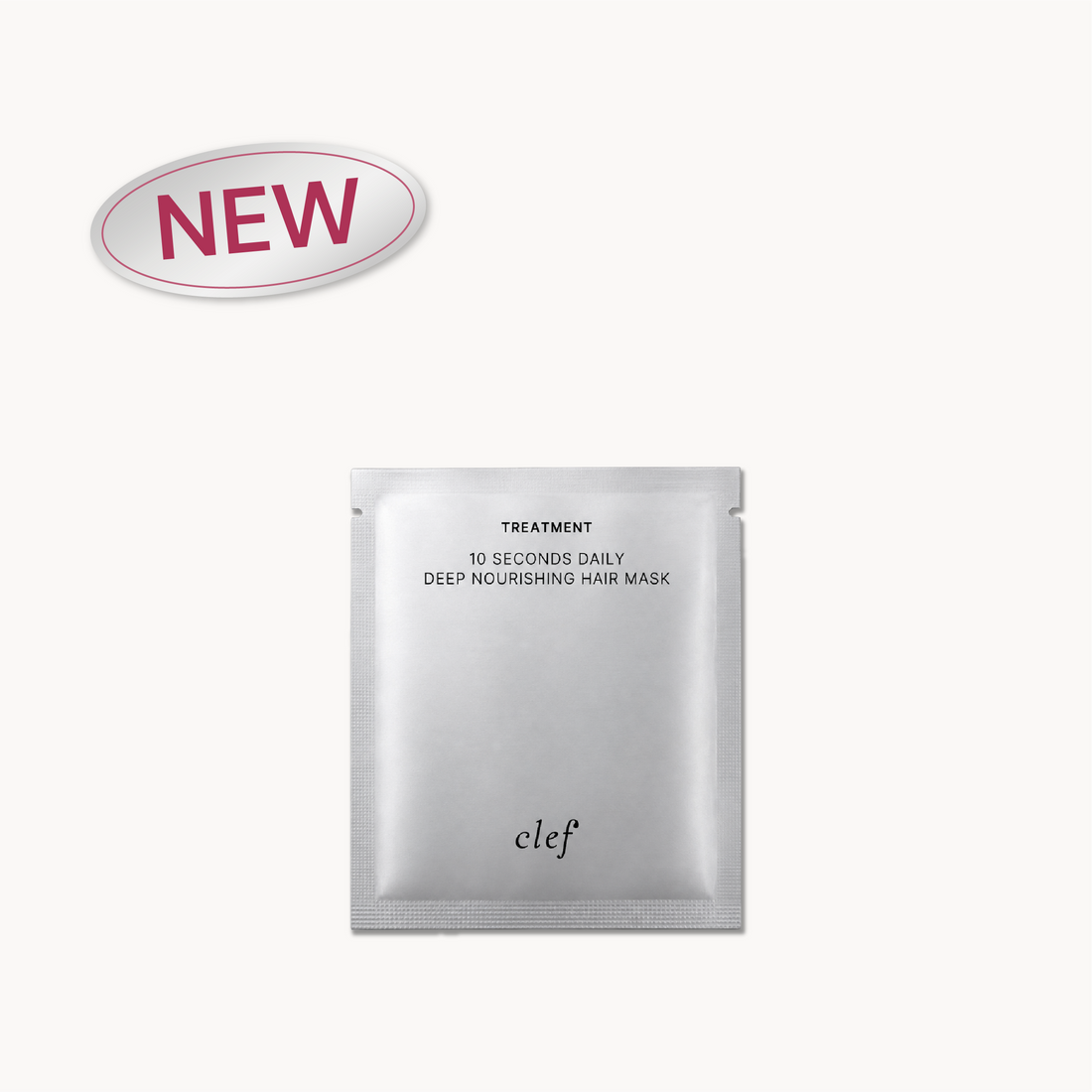 CLEF Treatment 10-Second Daily Deep Nourishing Hair Mask Travel Kit 15g
