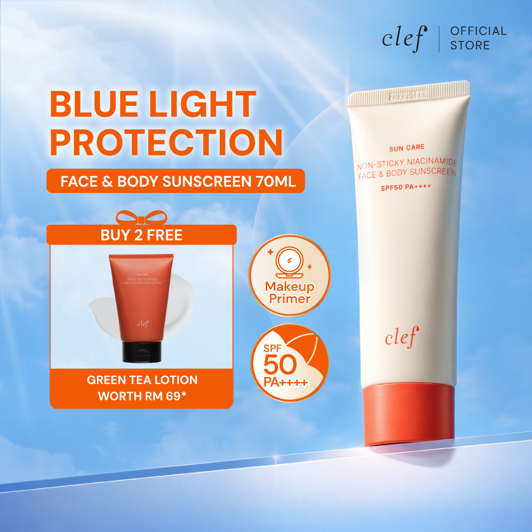[NEW] CLEF Face & Body Sunscreen SPF50 PA++++ 70ml