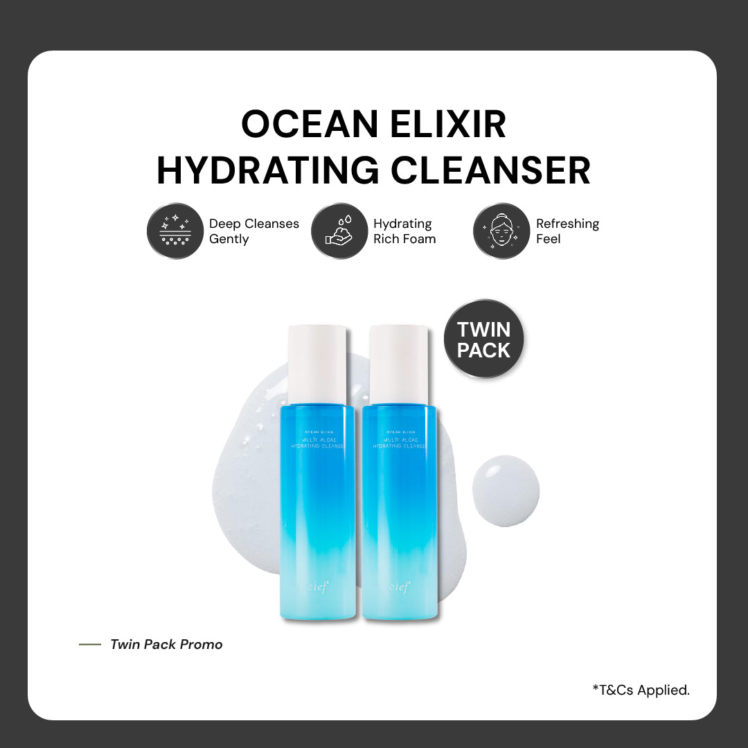 TWIN PACK PROMO - CLEF Ocean Elixir Hydrating Cleanser
