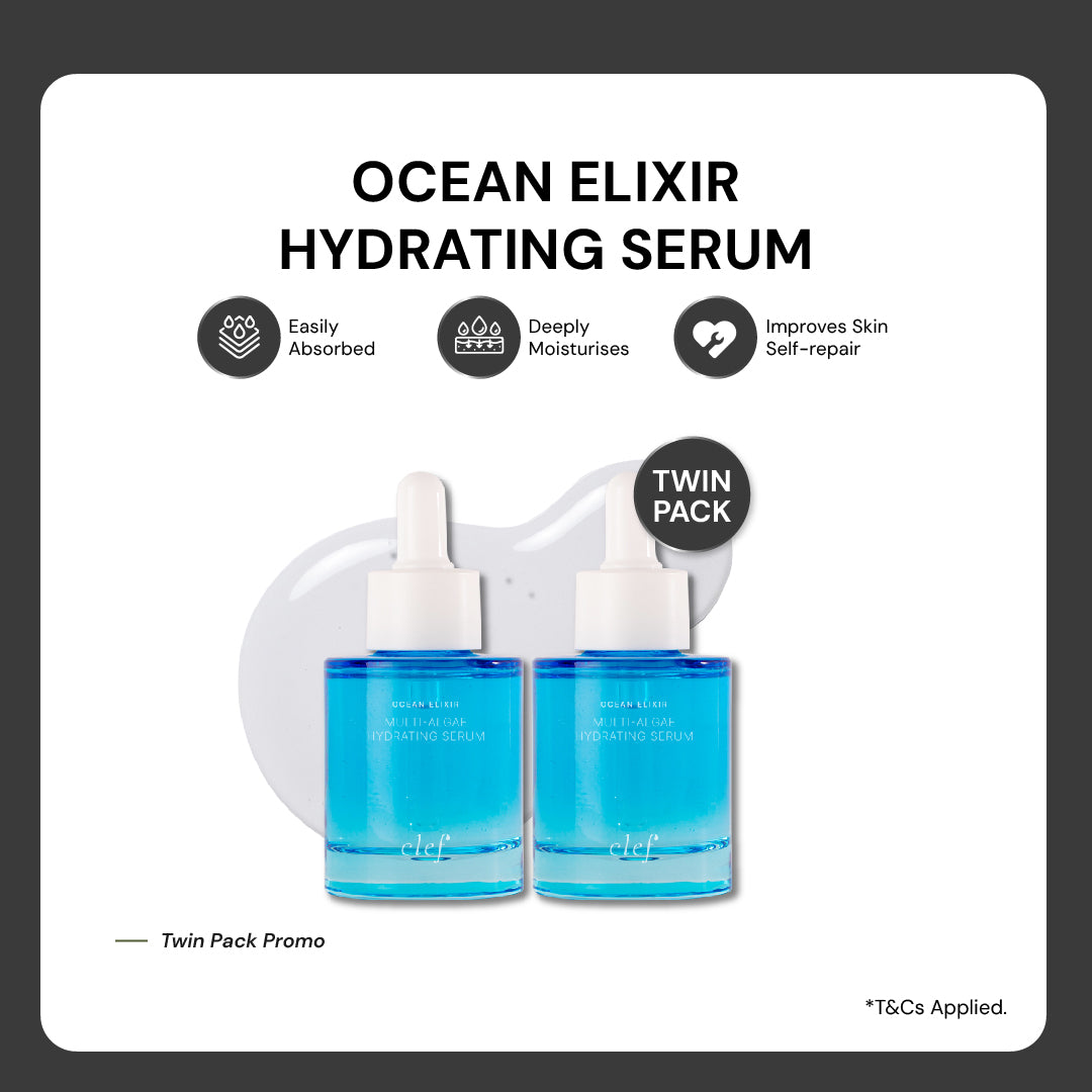 TWIN PACK PROMO - CLEF Ocean Elixir Hydrating Serum