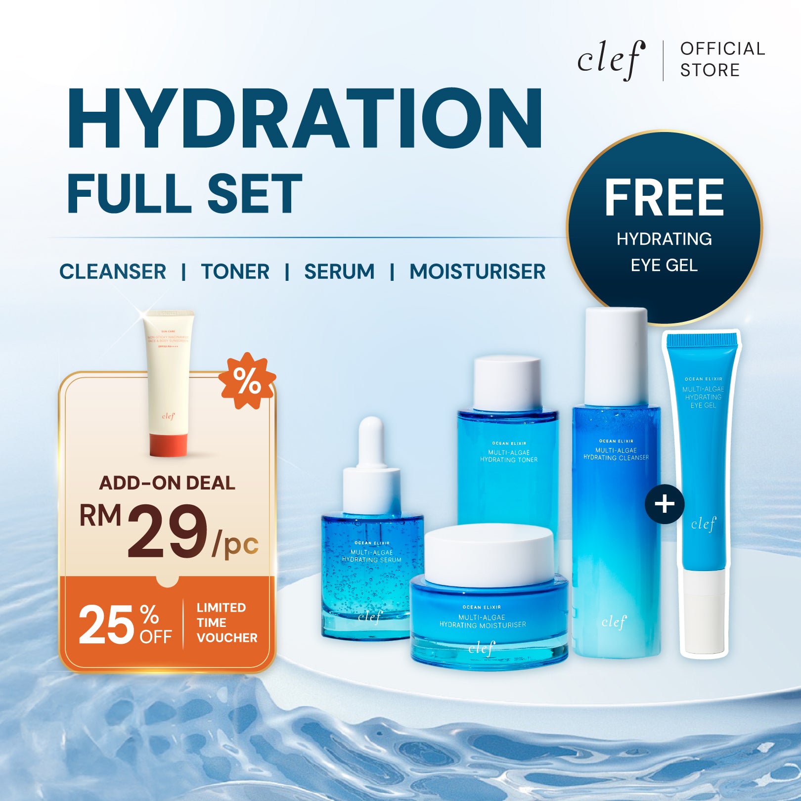 CLEF Hydration Full Set