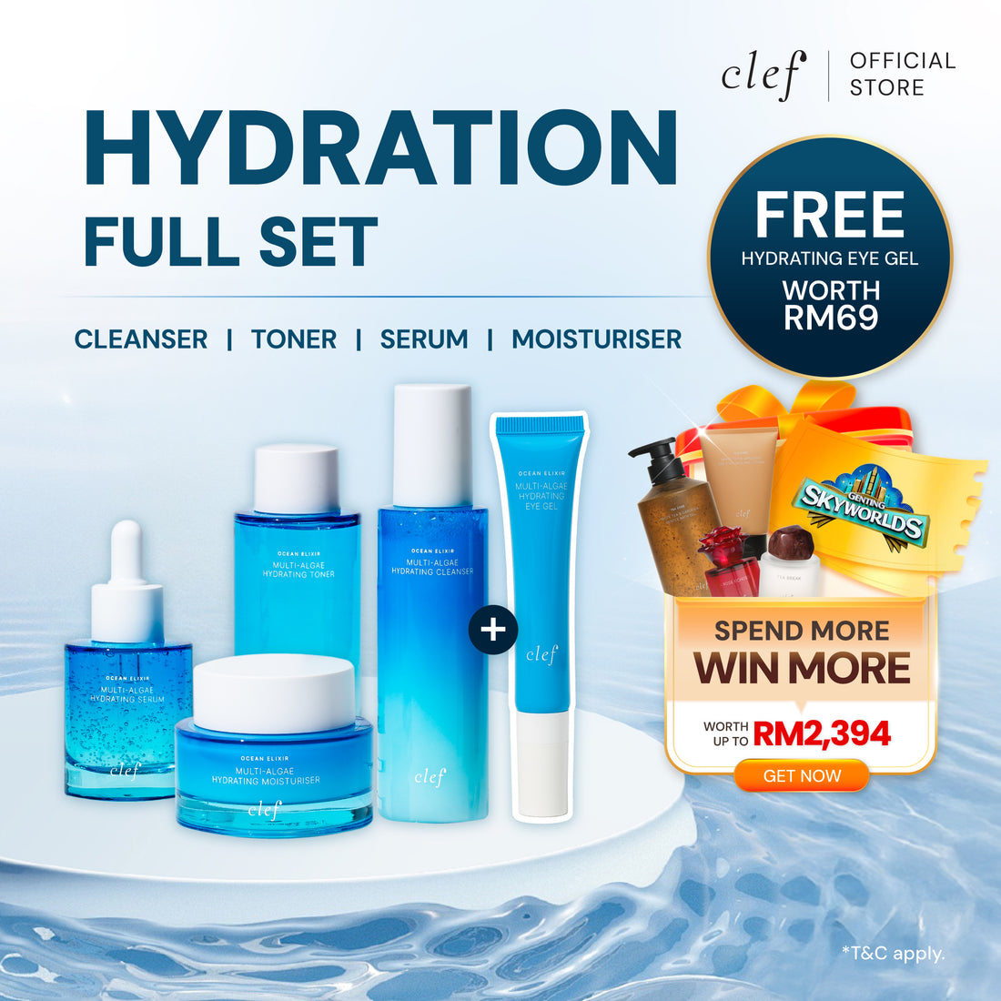 CLEF Hydration Full Set