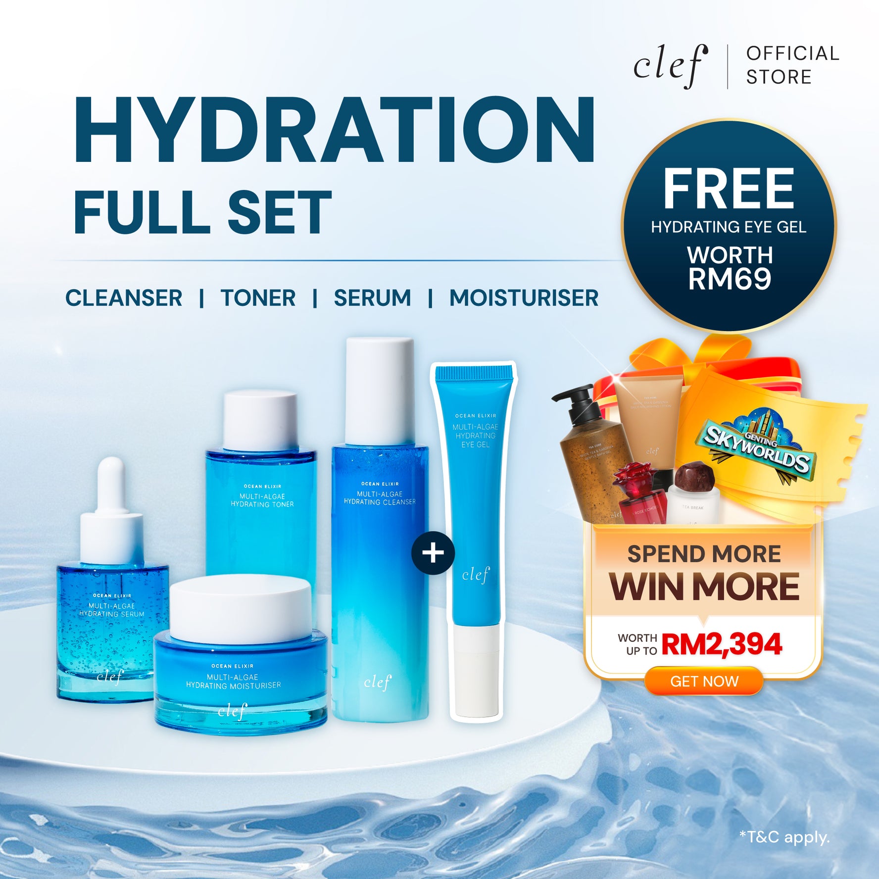 CLEF Hydration Full Set