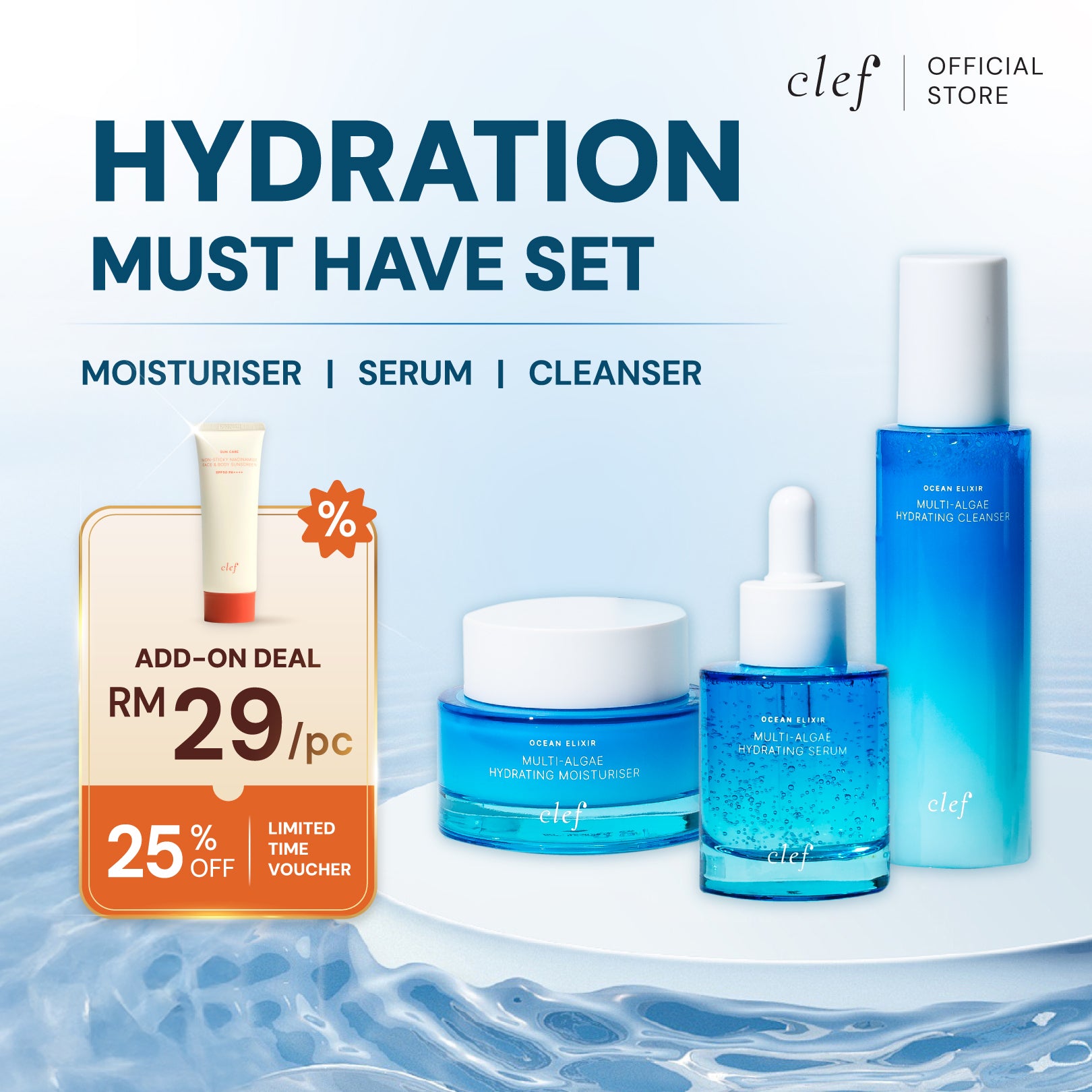 CLEF Hydration Must-Haves Set