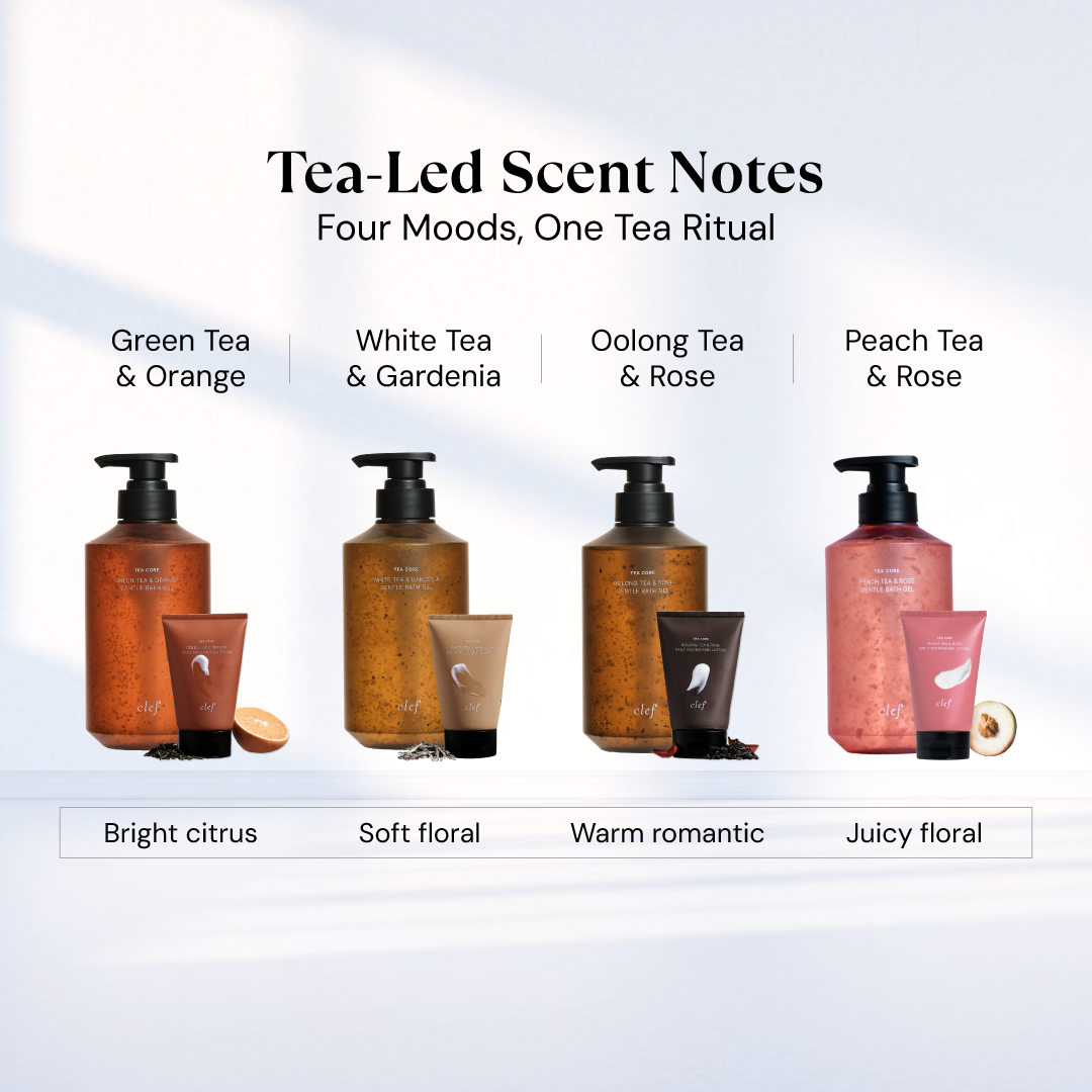 [NEW LAUNCH EXCLUSIVE BUNDLE] CLEF Tea Core Peach Tea & Rose