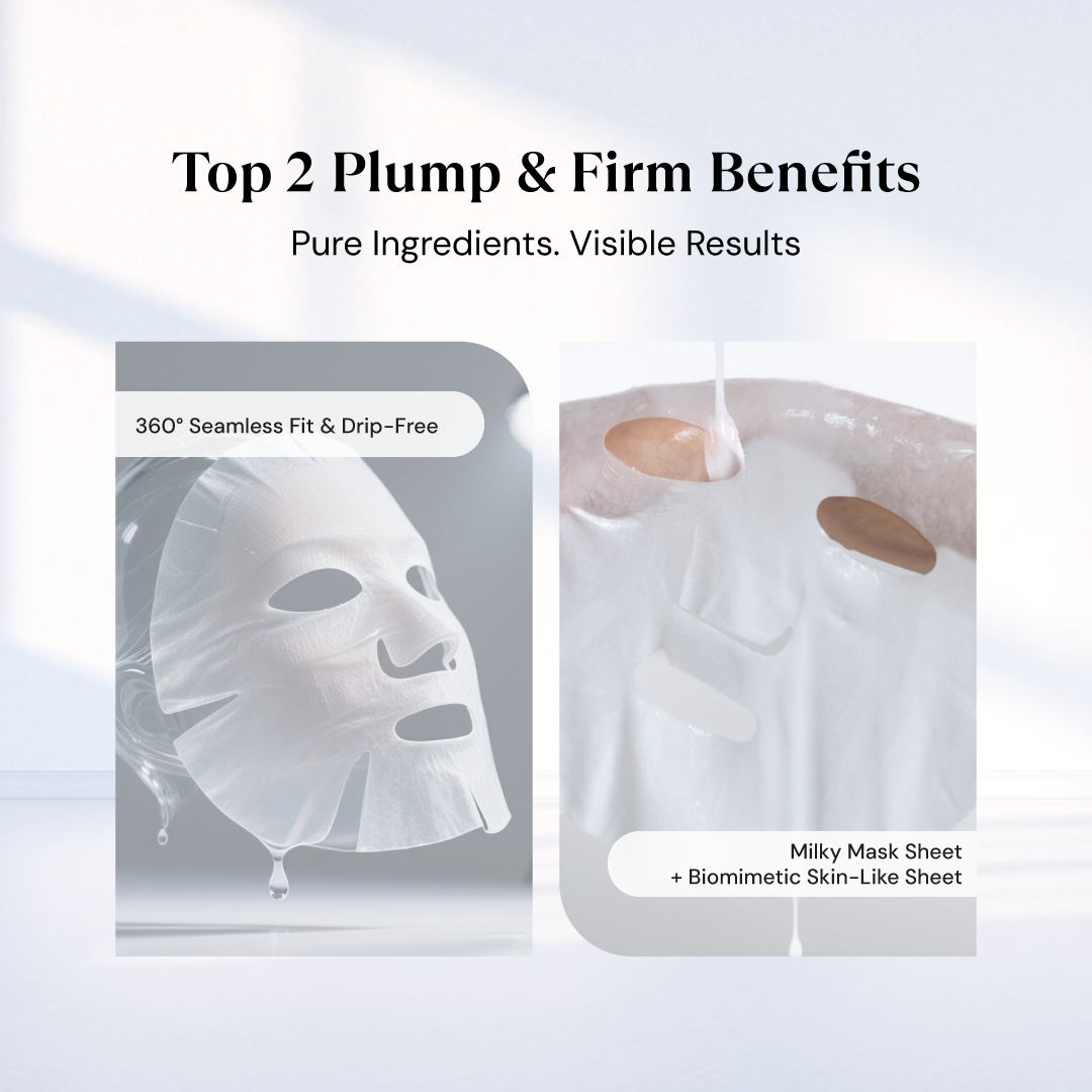 [B1F1] Plump & Firm Milky Collagen Mask (10pcs/box)