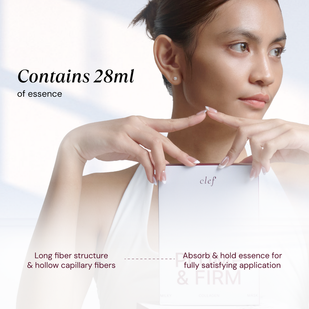 [YIFEI] CLEF Plump & Firm Milky Collagen Mask