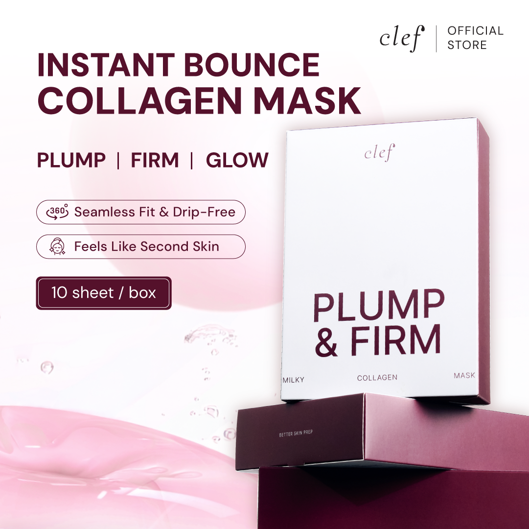 CLEF Plump & Firm Milky Collagen Mask