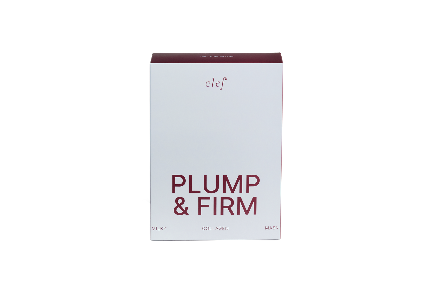 [BABYBLACKGELA] CLEF Plump & Firm Milky Collagen Mask