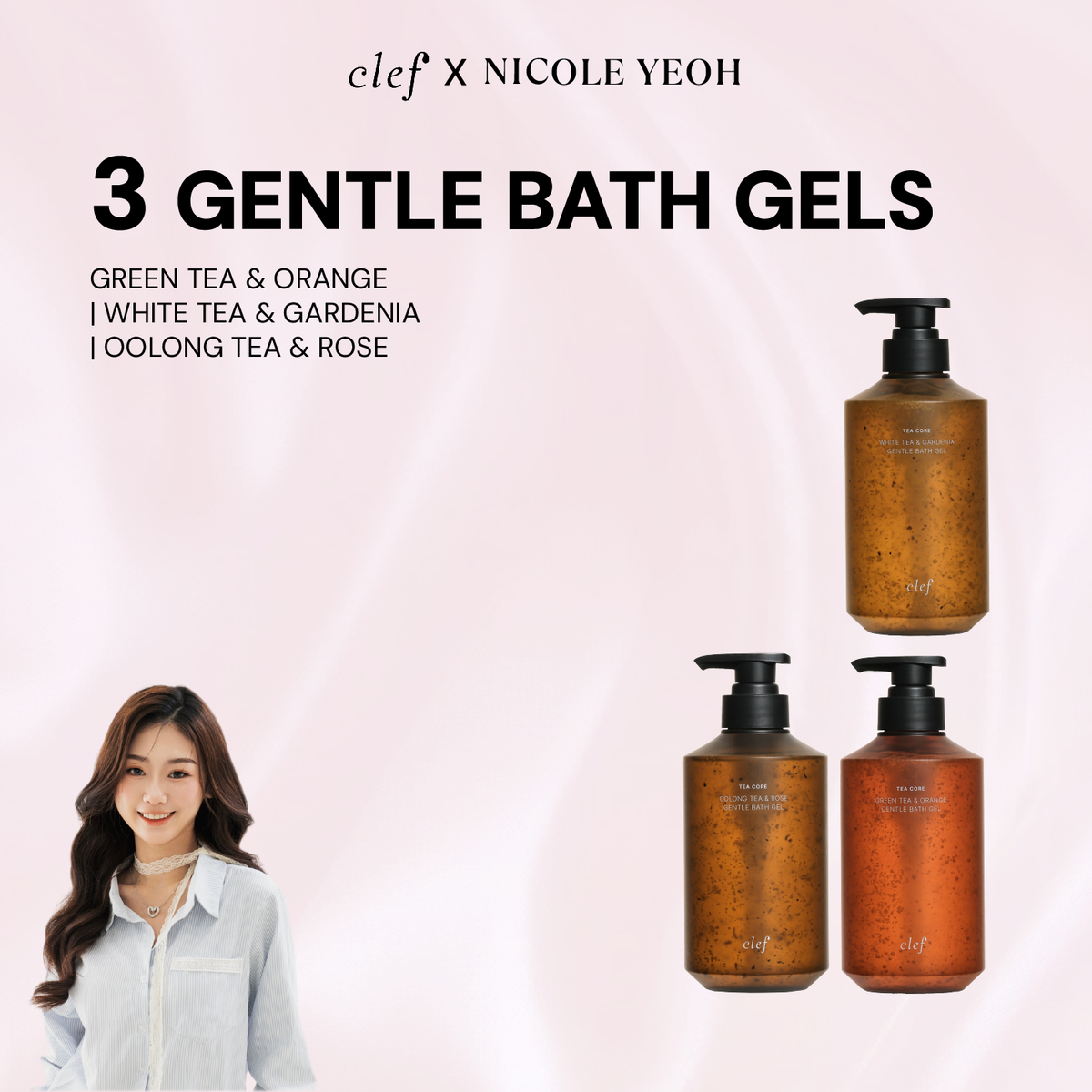 [NICOLE] 3 Bath Gel