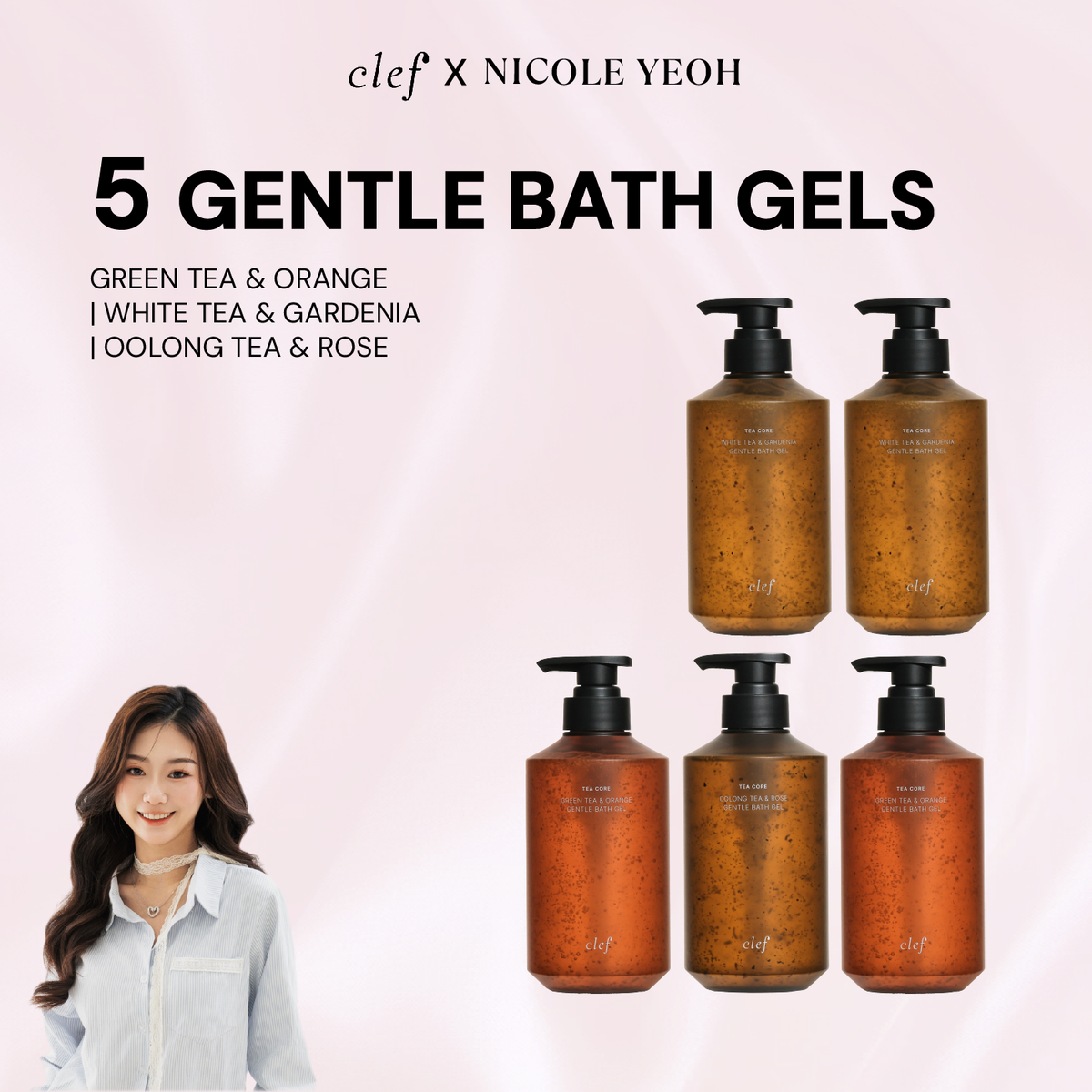 [NICOLE] 5 Bath Gel