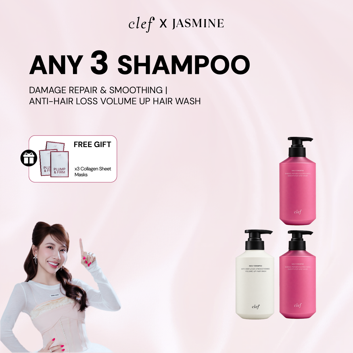 [JASMINE] Any 3 Shampoo