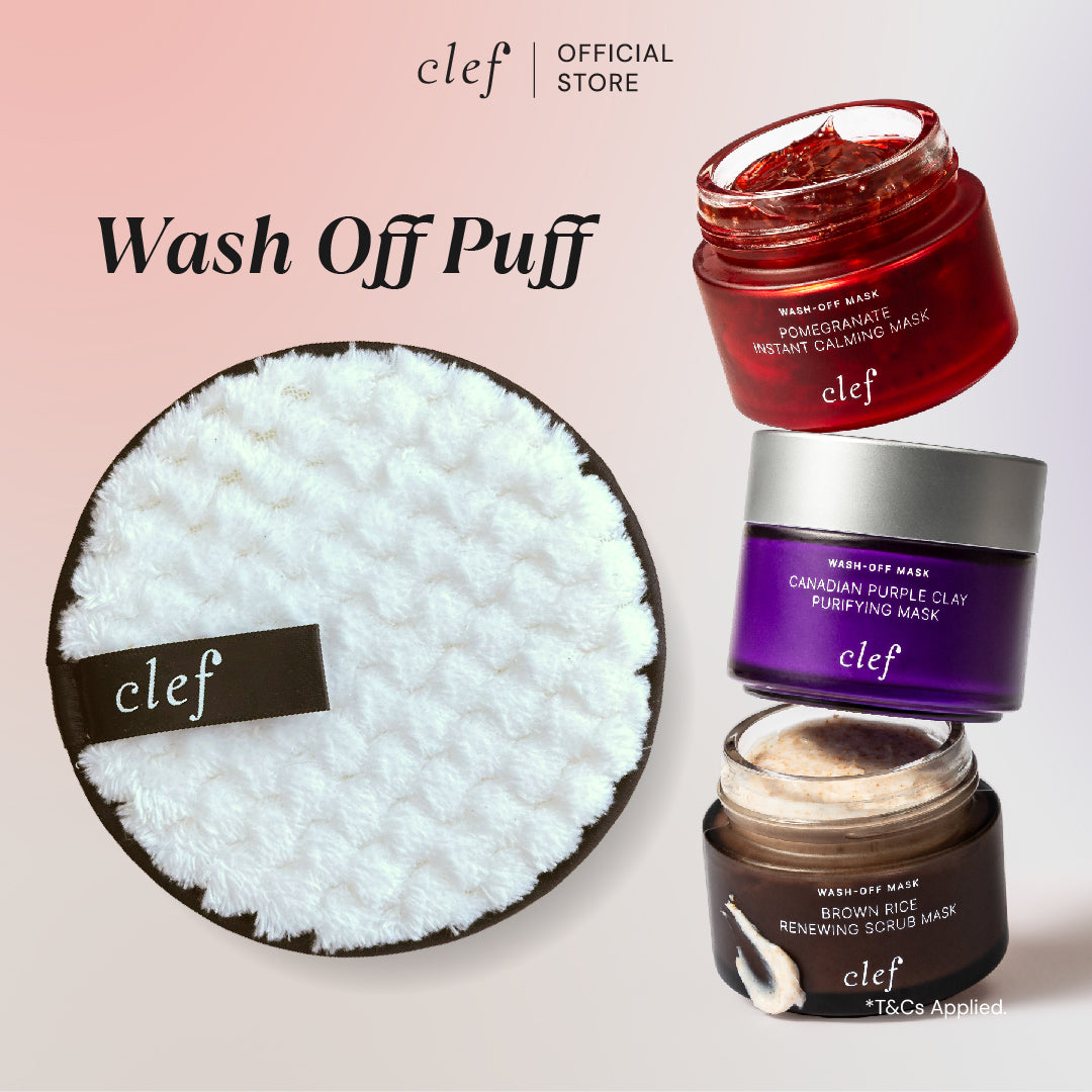 CLEF Wash-Off Puff
