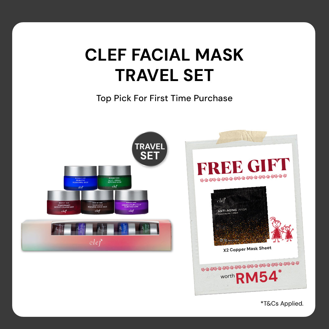 CLEF Facial Mask Travel Kit