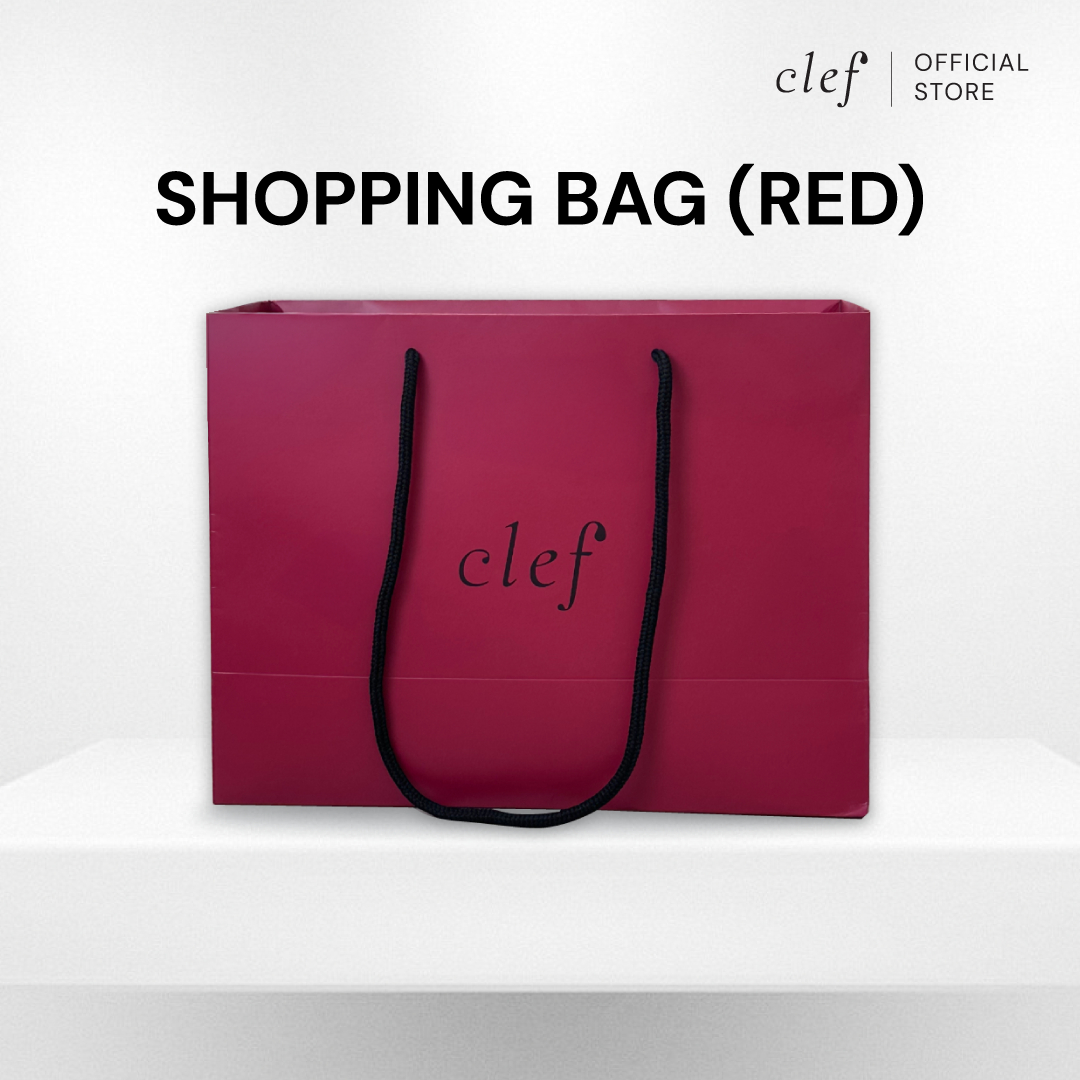 CLEF Red Shopping Bag