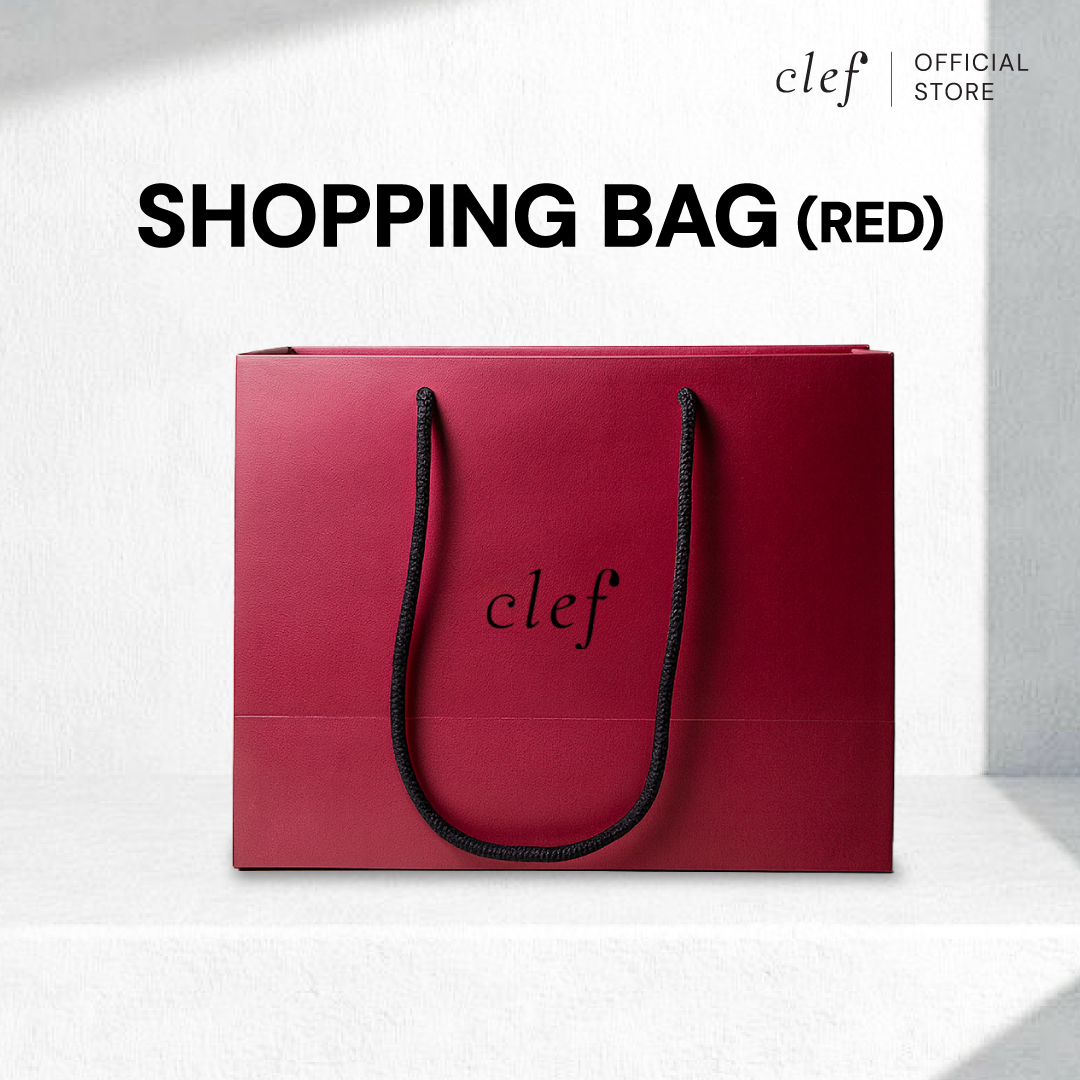 CLEF Red Shopping Bag