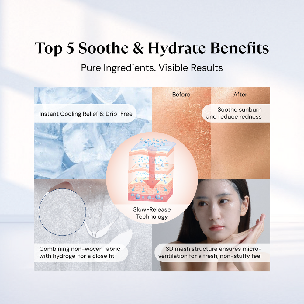 [YIFEI] CLEF Soothe & Hydrate Hydrogel Cooling Mask