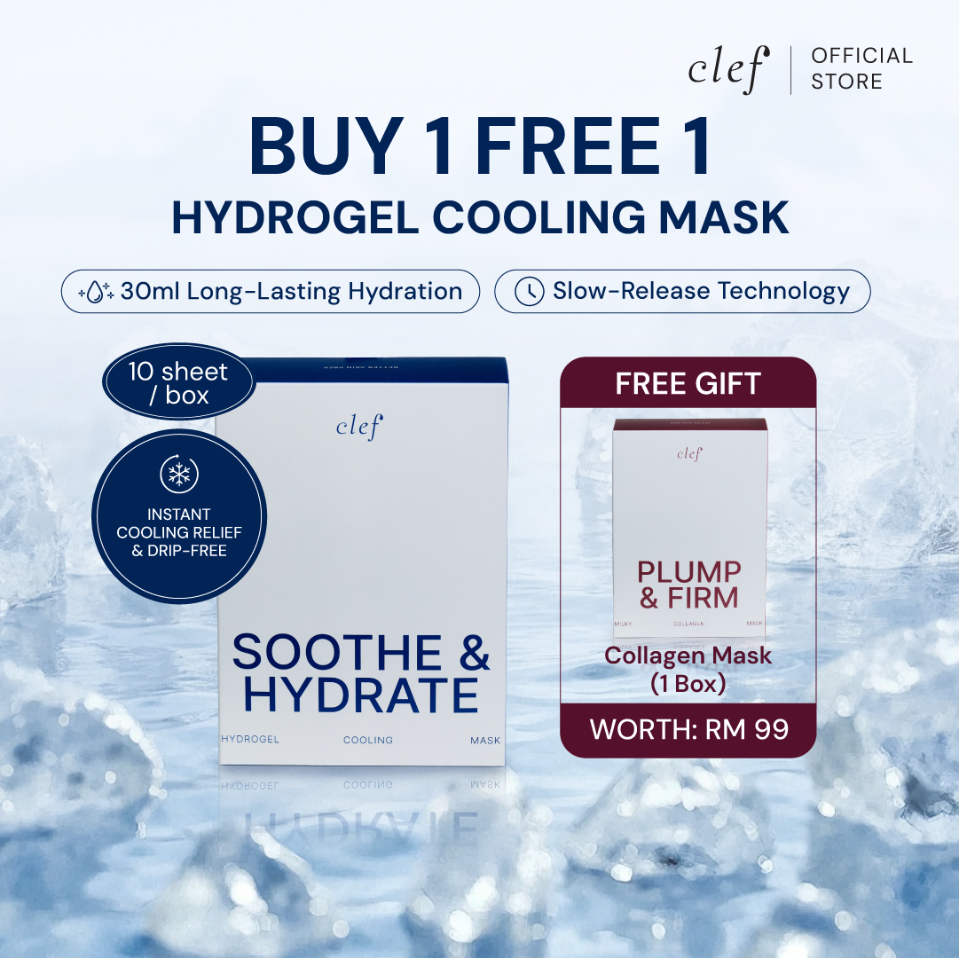[B1F1] CLEF Soothe & Hydrate Hydrogel Cooling Mask