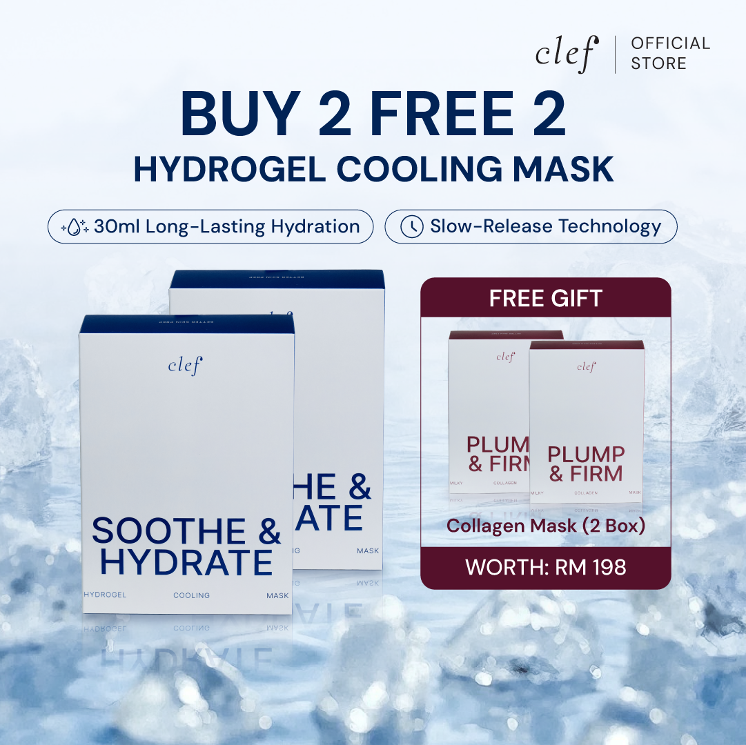 [B1F1] CLEF Soothe & Hydrate Hydrogel Cooling Mask