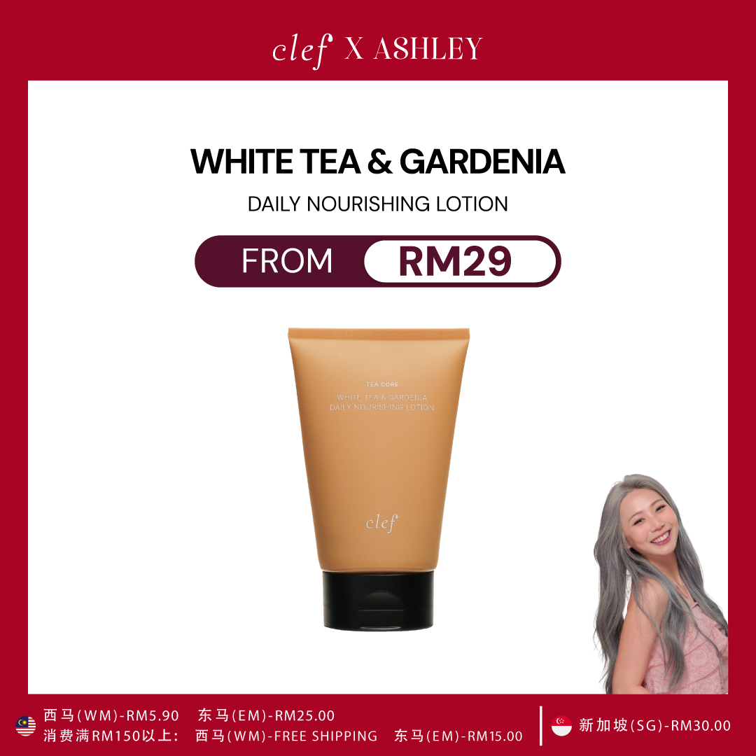 [ASHLEY] CLEF Tea Core White Tea & Gardenia