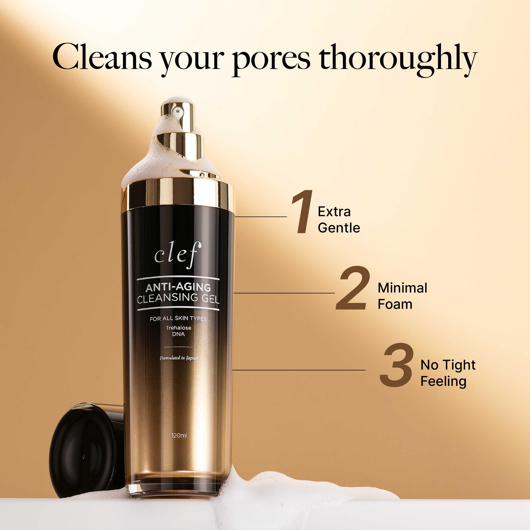 AHMA & ALVIN - x1 CLEF Anti-Aging Cleansing Gel