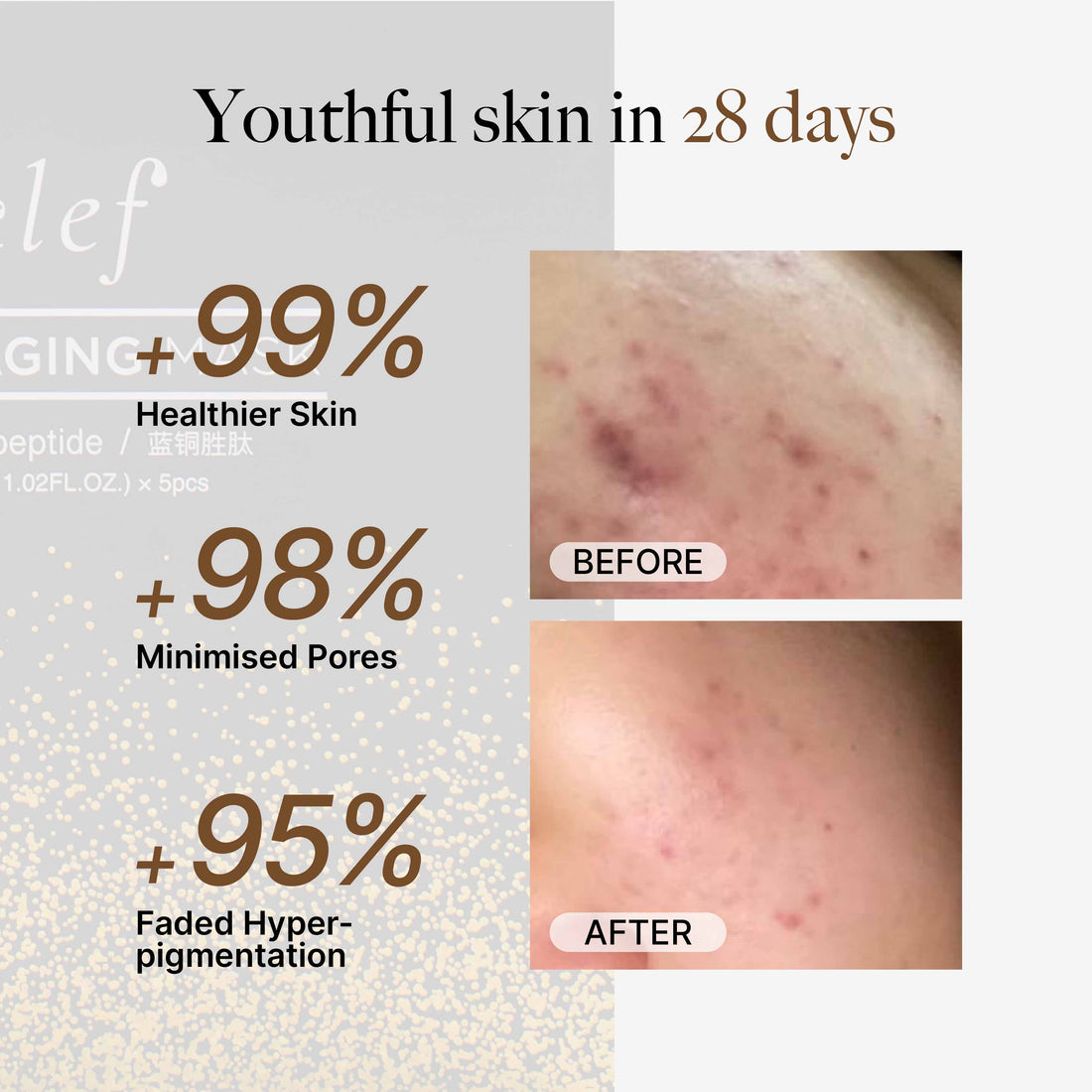 [Akiyo] CLEF Copper Peptide Mask x3