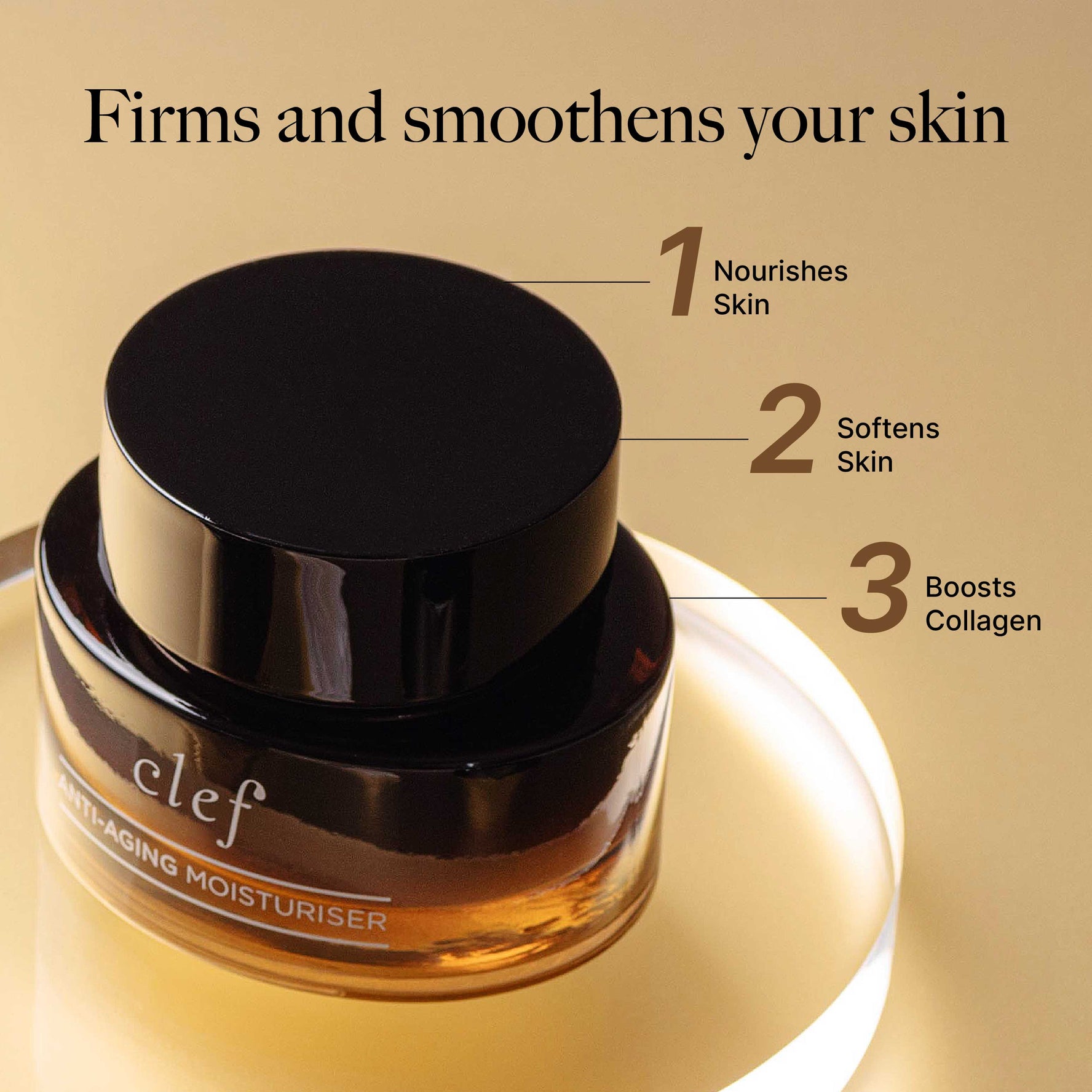 TWIN PACK PROMO - CLEF Anti-Aging Moisturiser