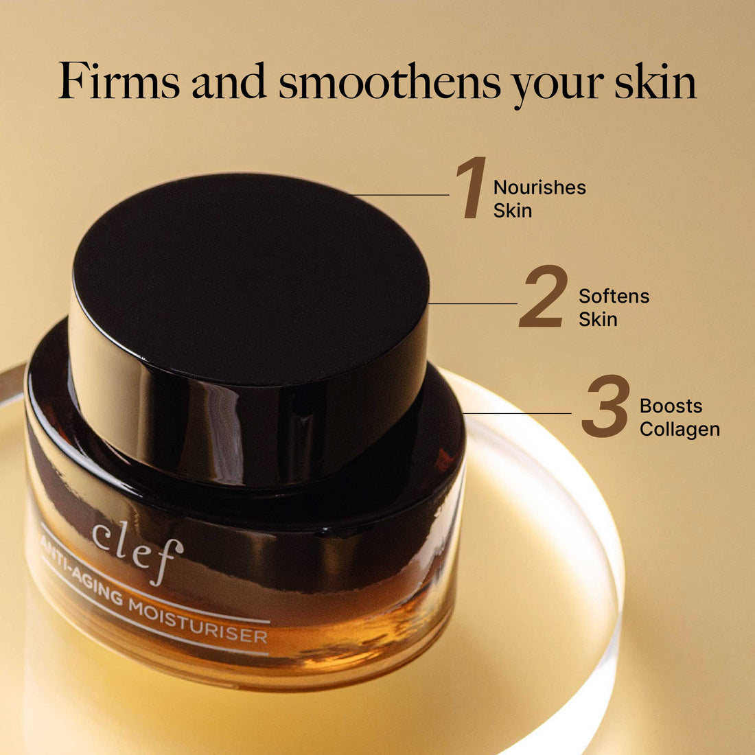 AHMA & ALVIN - x2 CLEF Anti-Aging Moisturiser