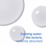 calming water like texture instantly abdorbed