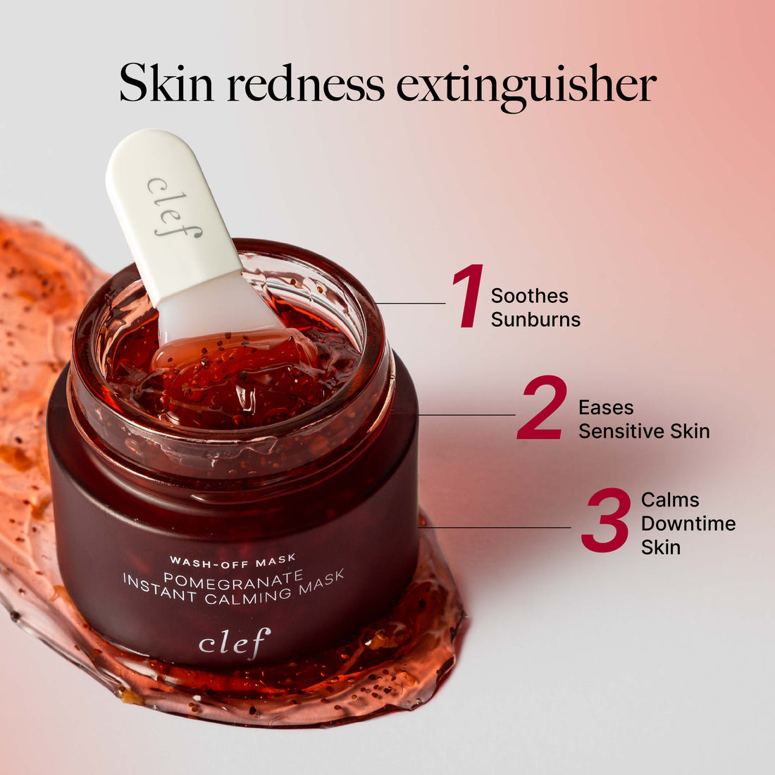 CLEF Pomegranate Instant Calming Mask