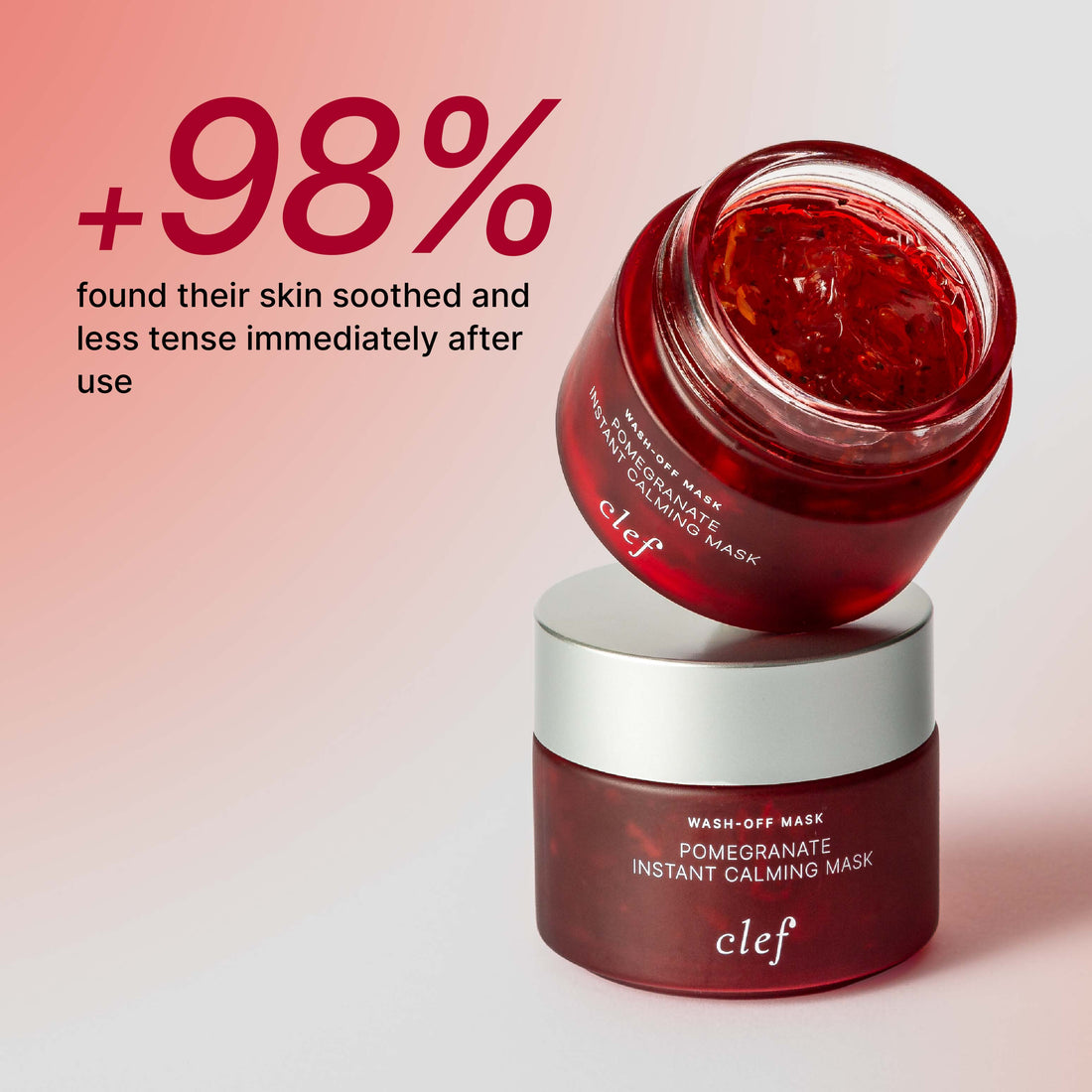 CLEF Pomegranate Instant Calming Mask