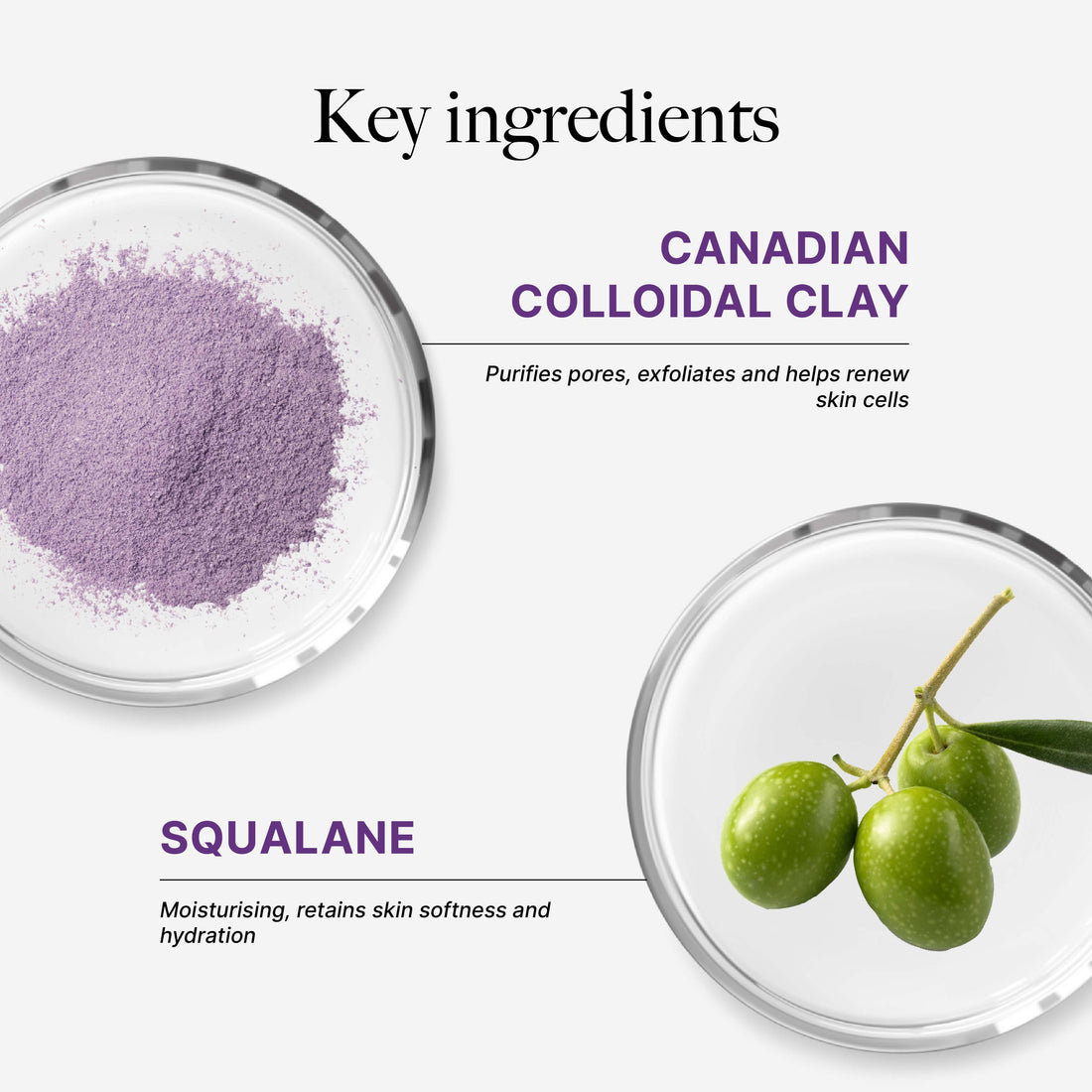 CLEF Canadian Purple Clay Purifying Mask