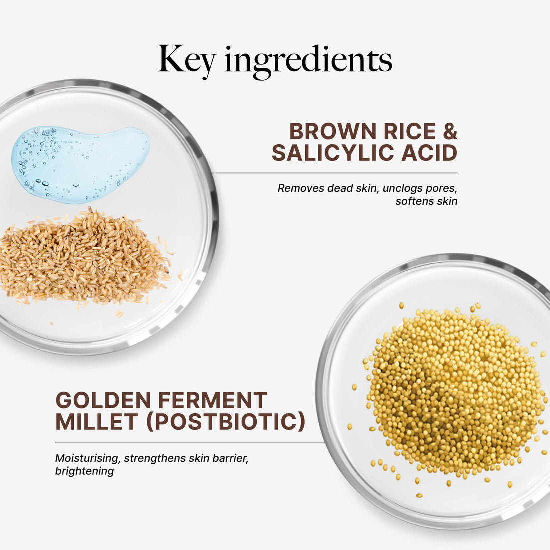 FISH - CLEF Brown Rice Renewing Scrub Mask (100g) + FREE Cleansing Puff