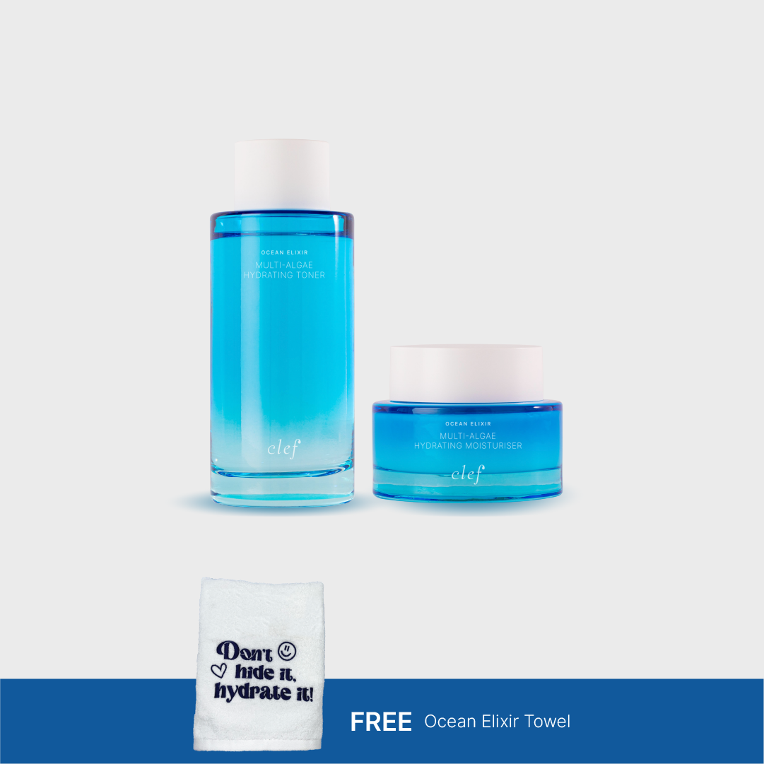 CLEF x Mantou 快闪优惠 -【Duo】Ocean Elixir Toner and Moisturiser