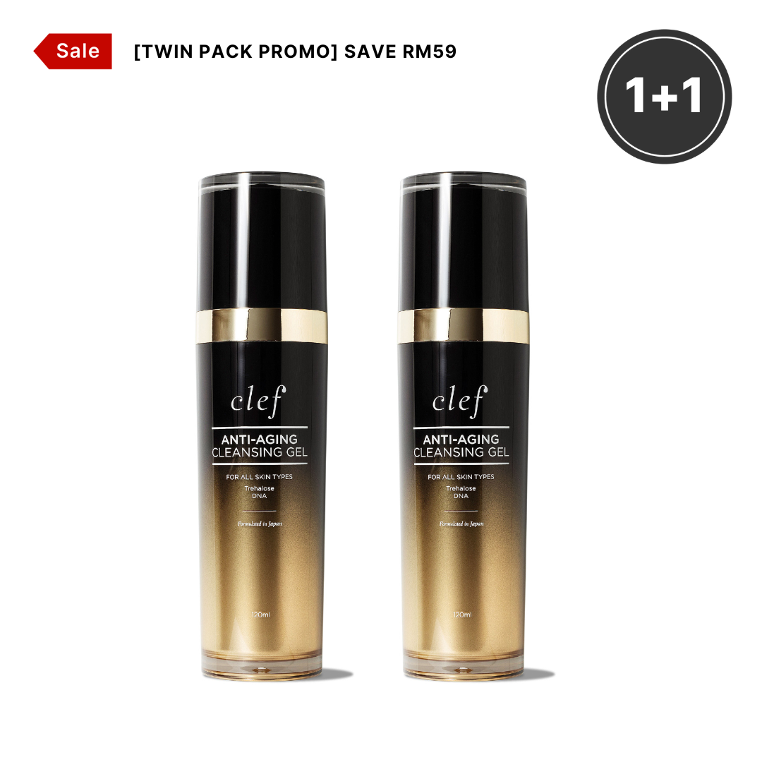 TWIN PACK PROMO - CLEF Anti-Aging Cleansing Gel