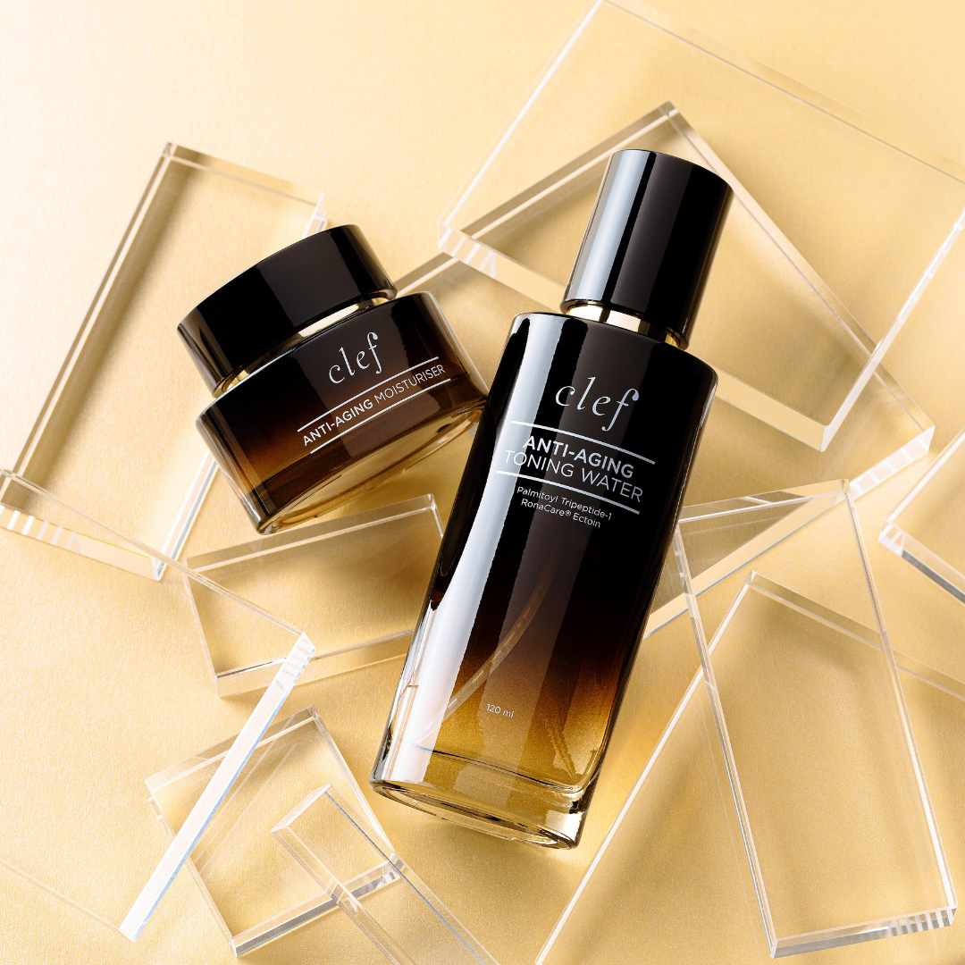 CLEF Anti-Aging Toning Water and Moisturiser